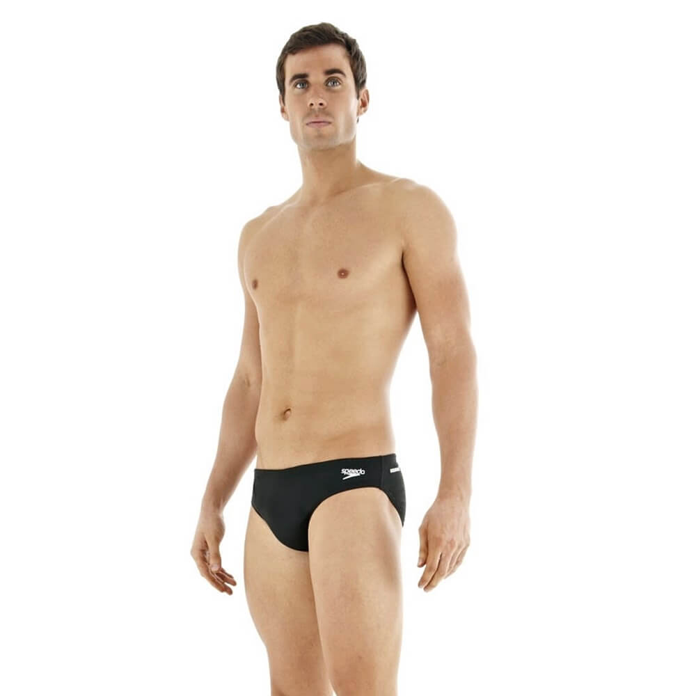 SPEEDO Essential Endurance 7cm Sportsbrief Black vīriešu peldbikses