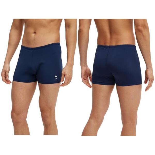 TYR Durafast Elite® Square Leg Solid Navy vīriešu peldbikses