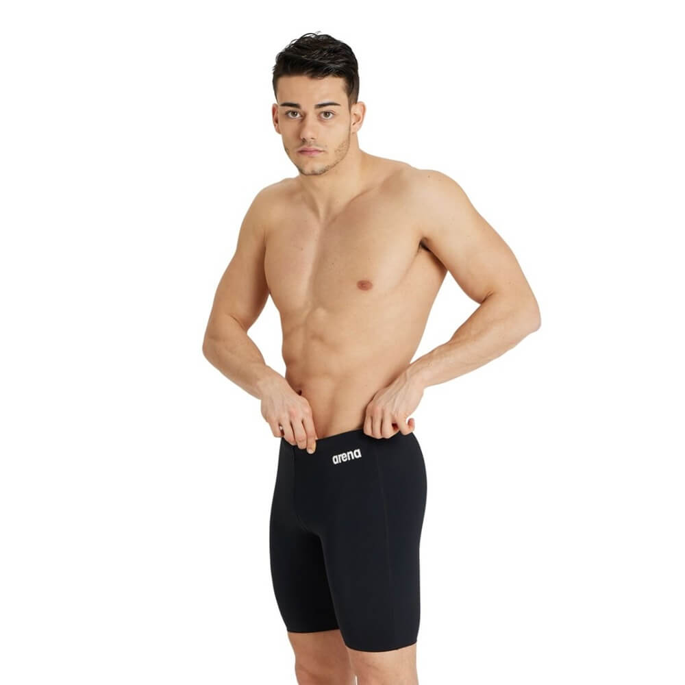 ARENA Team Swim Solid Black/White vīriešu džammeri