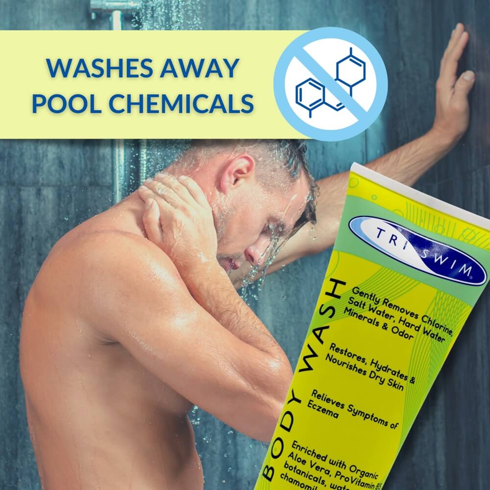 TRISWIM Chlorine Removing Body Wash For Swimmers Lime Mango (251ml) dušas želeja