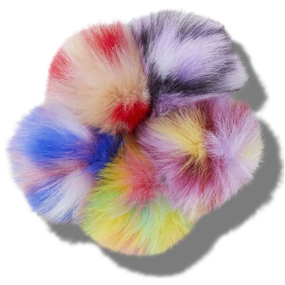 Crocs™ Jibbitz™ piekariņu komplekts Dyed Puff 5 pack