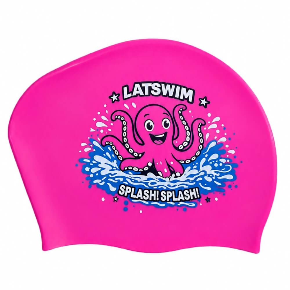 LATSWIM Splash! Splash! Long Hair silikona peldcepure