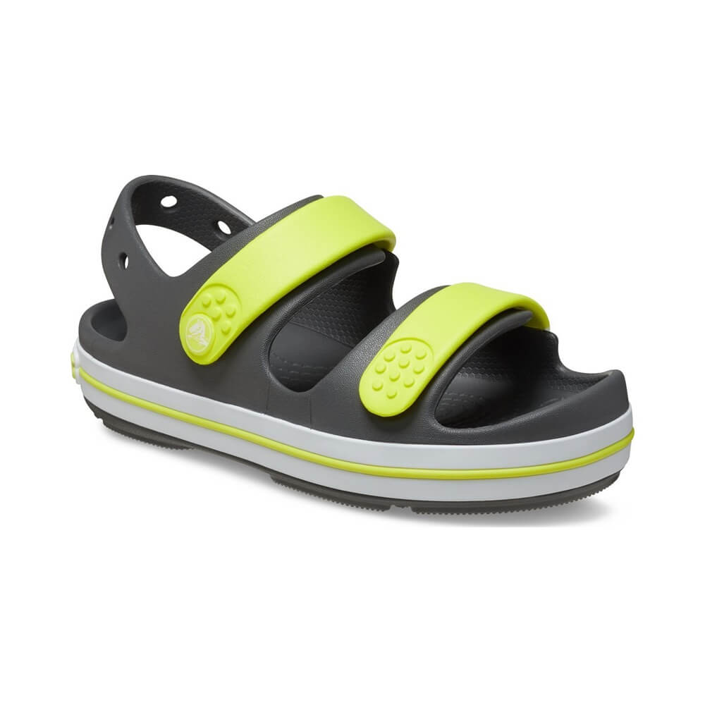Crocs™ Crocband™ Cruiser Slate Grey/Acidity bērnu sandales