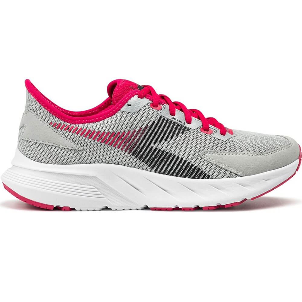 DIADORA Passo 3 Silver/Black/Rubine Red sieviešu skriešanas apavi