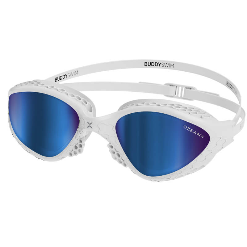 BUDDYSWIM OzeanX Mirror White/Blue peldbrilles