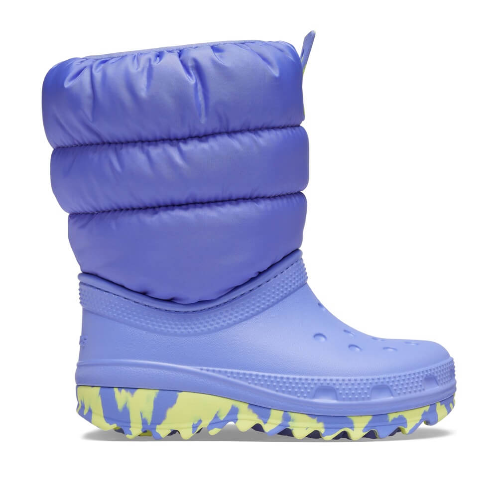 Crocs™ Classic Neo Puff Digital Violet bērnu zābaki
