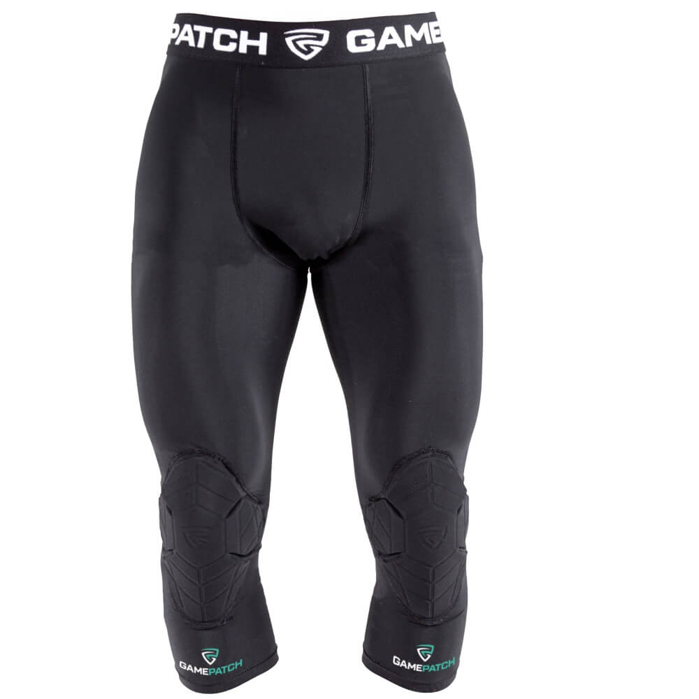 GAMEPATCH Black 3/4 bikses ar ceļu polsterējumu