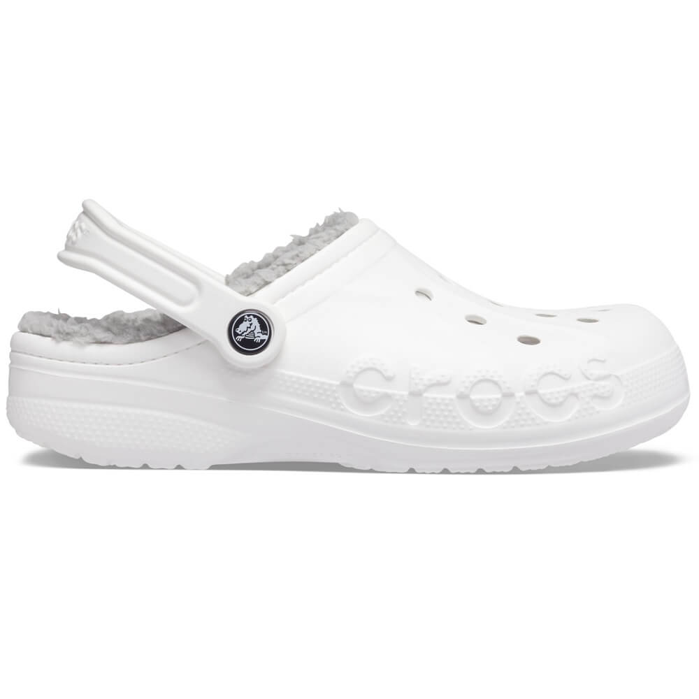 Crocs™ Baya Lined Clog White/Light Grey