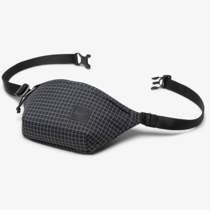 HERSCHEL Classic Grid Black jostas soma