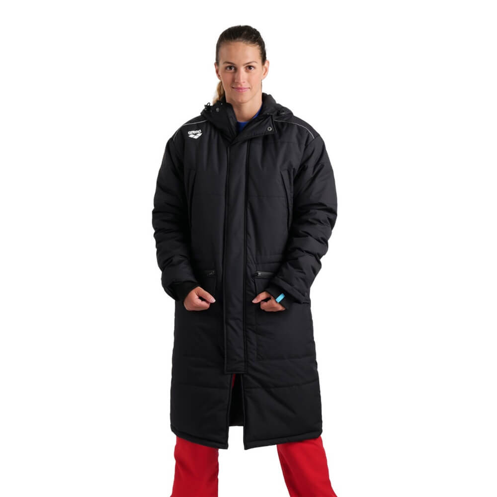 ARENA Team Parka Solid Black