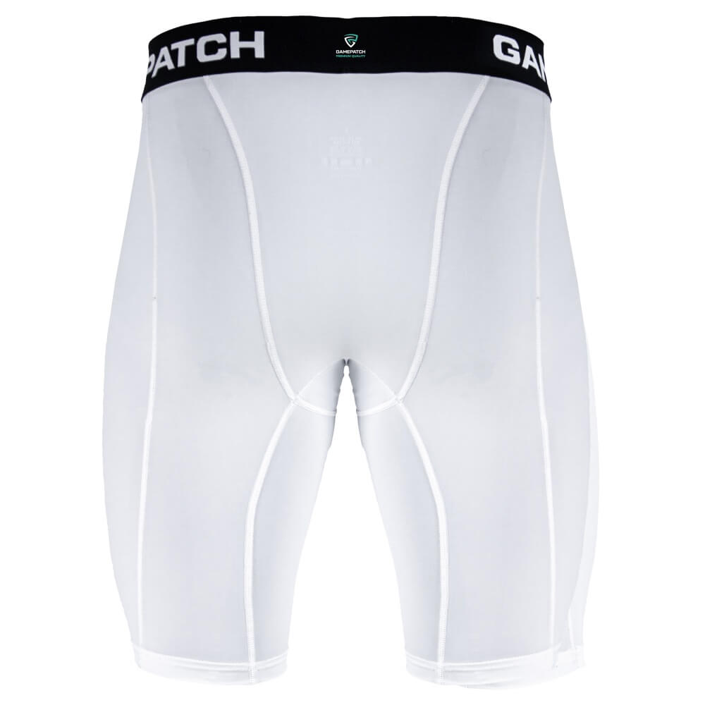 GAMEPATCH White kompresijas šorti