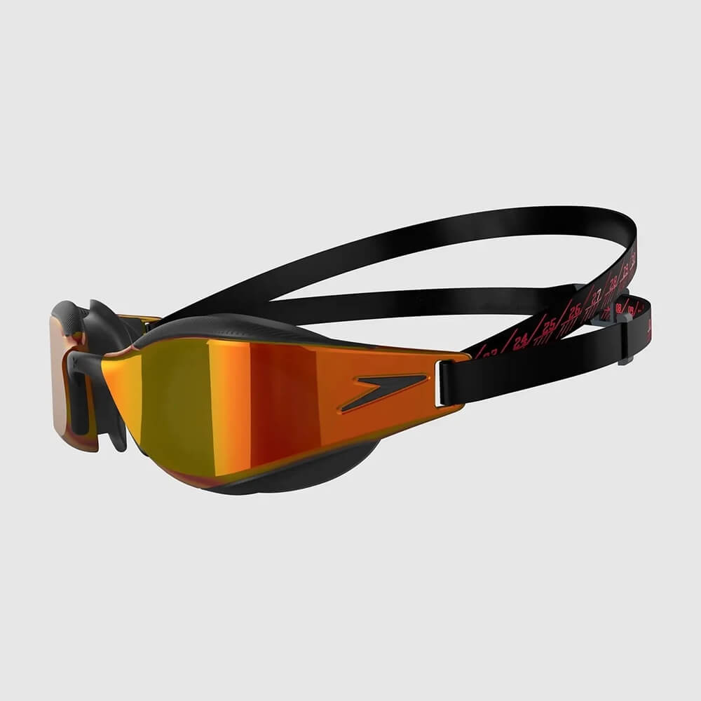 SPEEDO Fastskin Hyper Elite Mirror Black/Gold peldbrilles