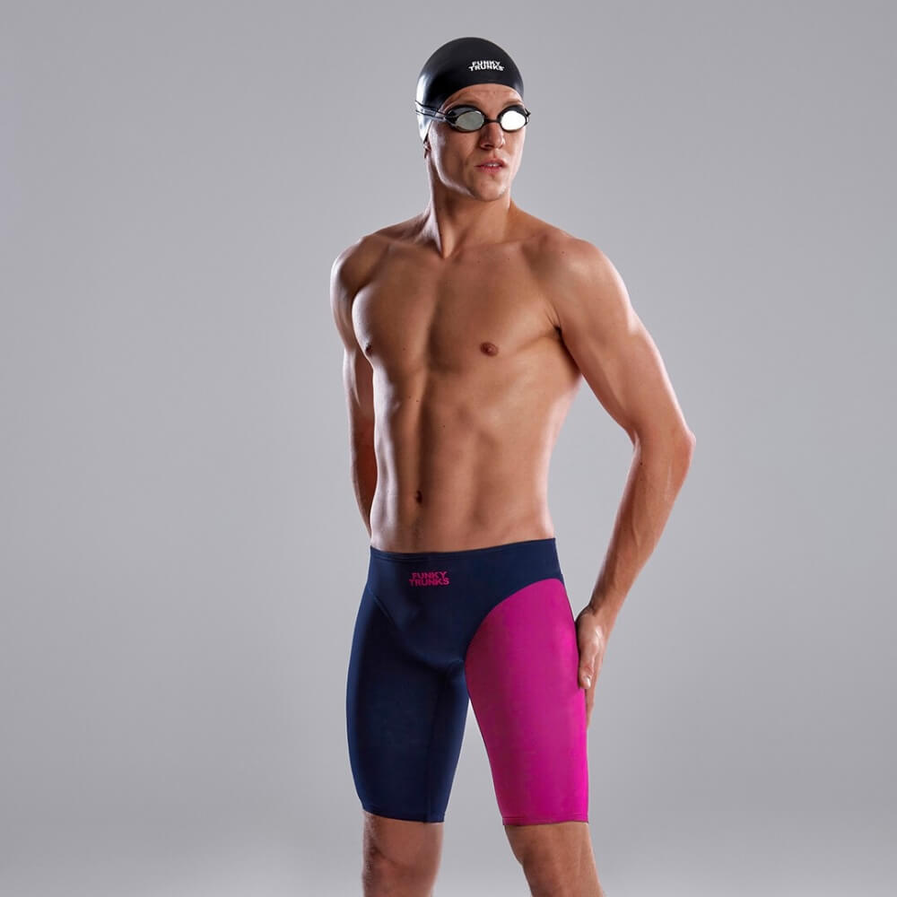 FUNKY TRUNKS Apex Viper Jammer Tidal Blast vīriešu sacensību peldbikses