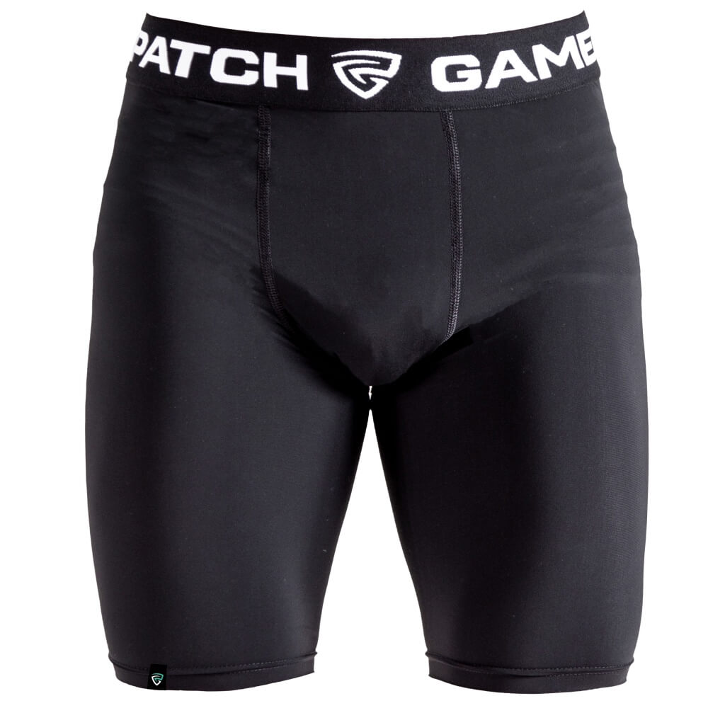 GAMEPATCH Black kompresijas šorti