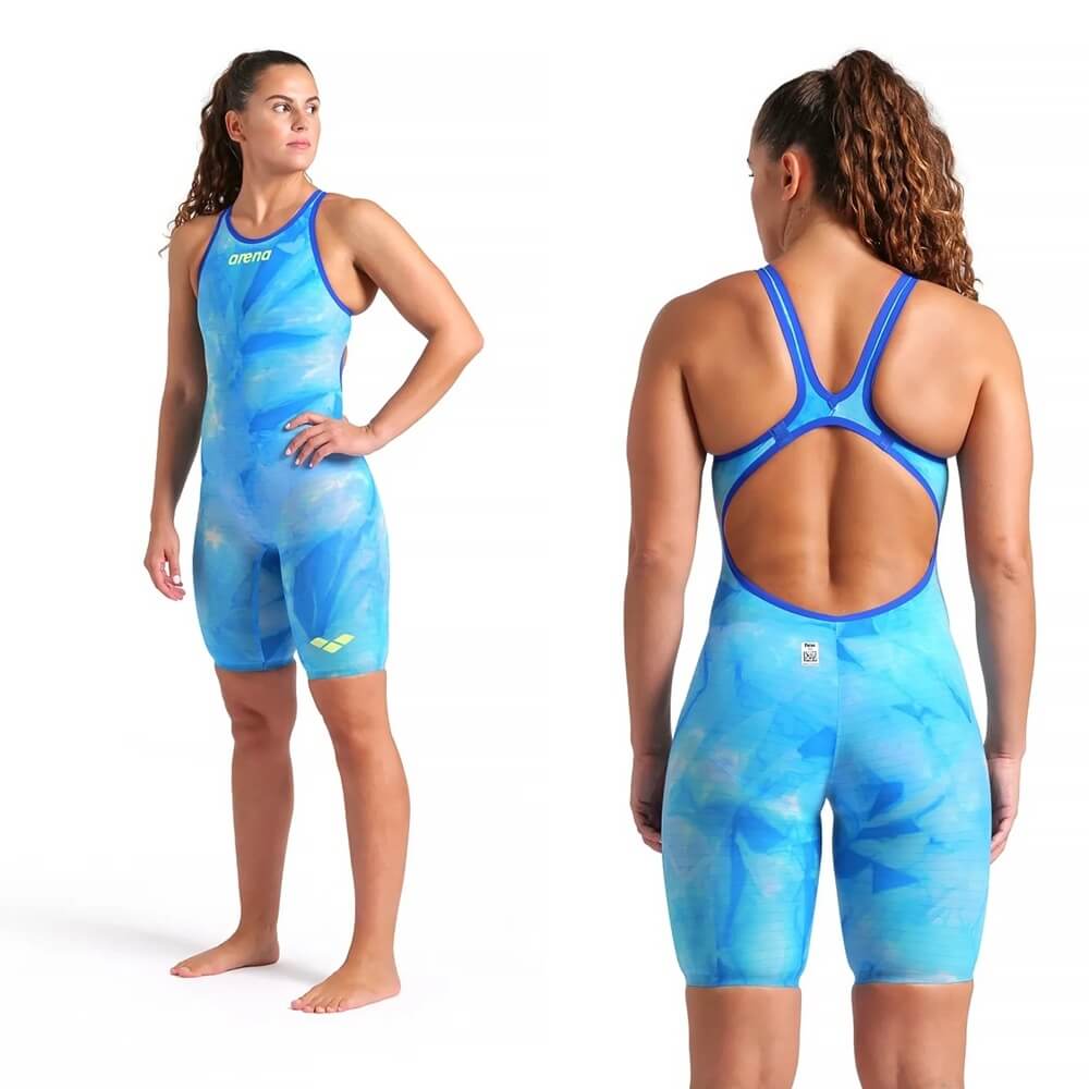 ARENA Powerskin Carbon-AIR² Tie-Dye Cobalt OB LE sieviešu sacensību peldkostīms