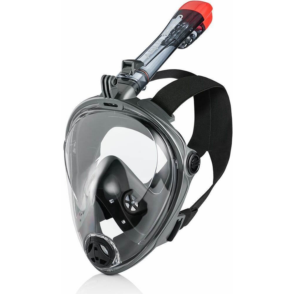 AQUA SPEED SPECTRA 2.0 Black/Clear pilna sejas maska