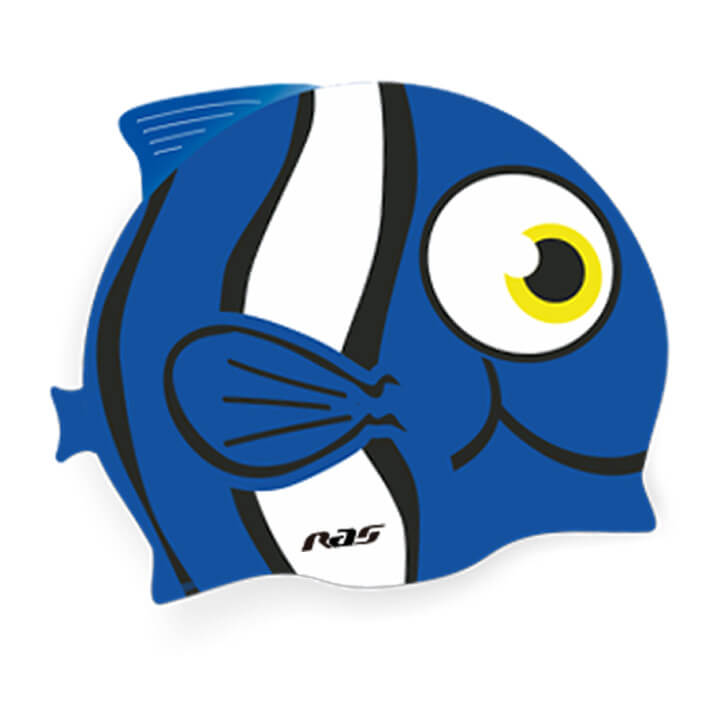 RAS Fish Kid's Silicone Swim Cap