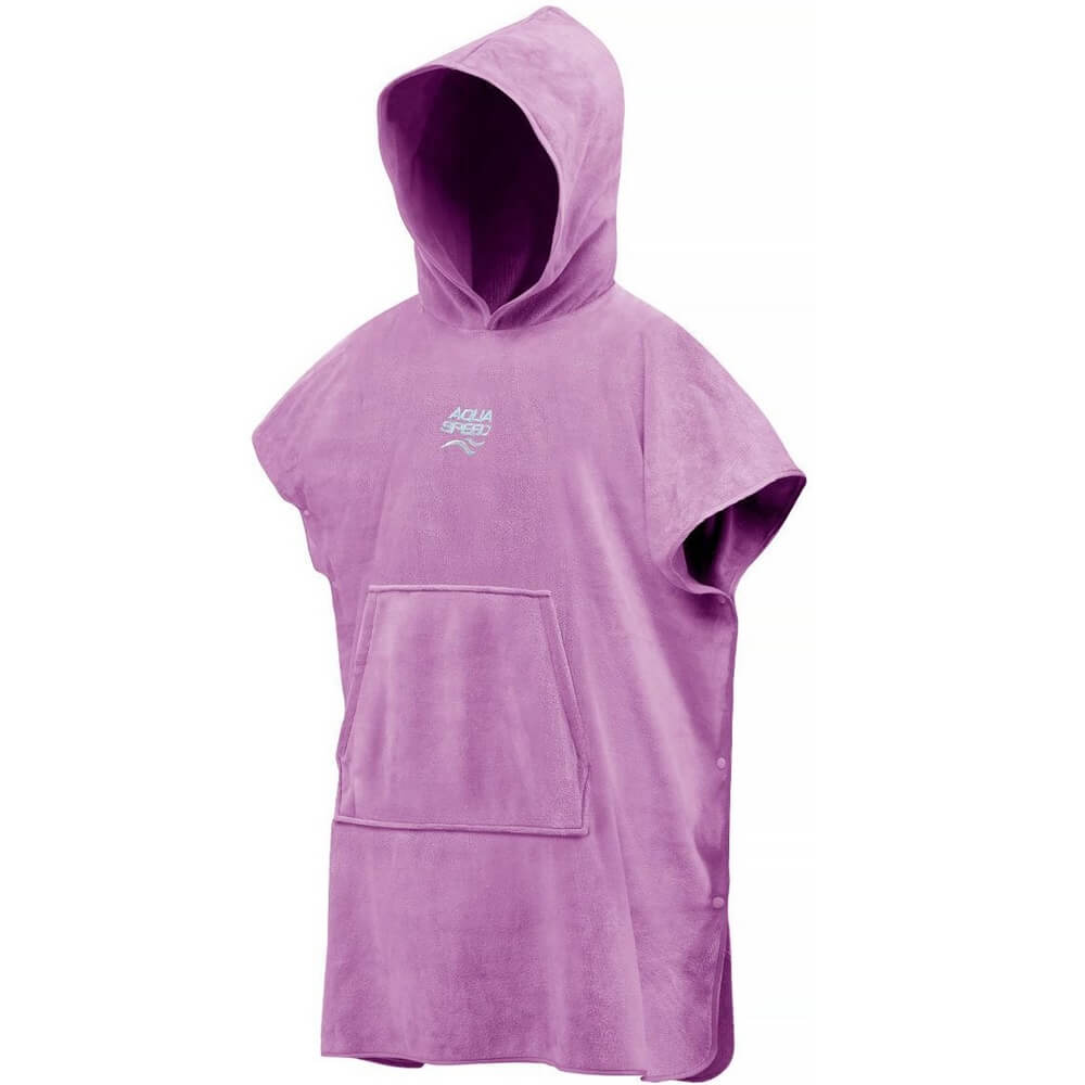 AQUA SPEED Microfibre Violet pončo dvielis