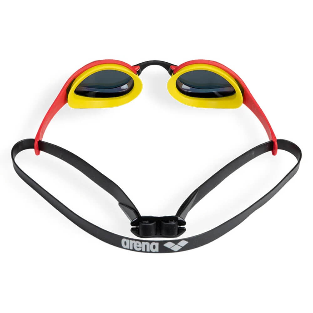 ARENA Cobra Ultra Swipe Mirror Racing peldbrilles Gold/Red