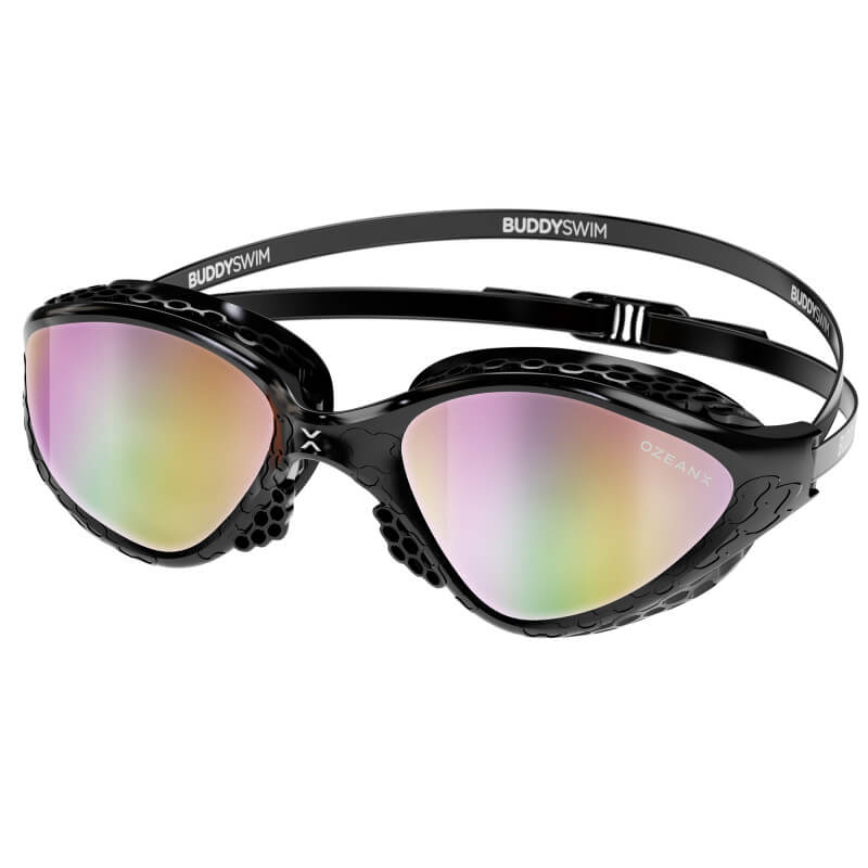 BUDDYSWIM OzeanX Mirror Black/Iridium peldbrilles