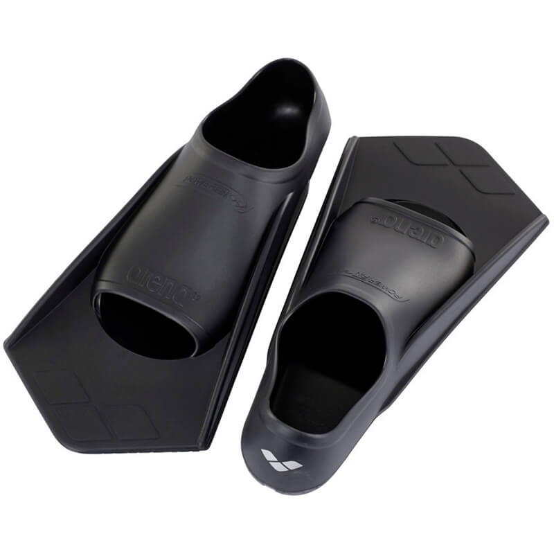 ARENA Powerfin Black/Silver pleznas
