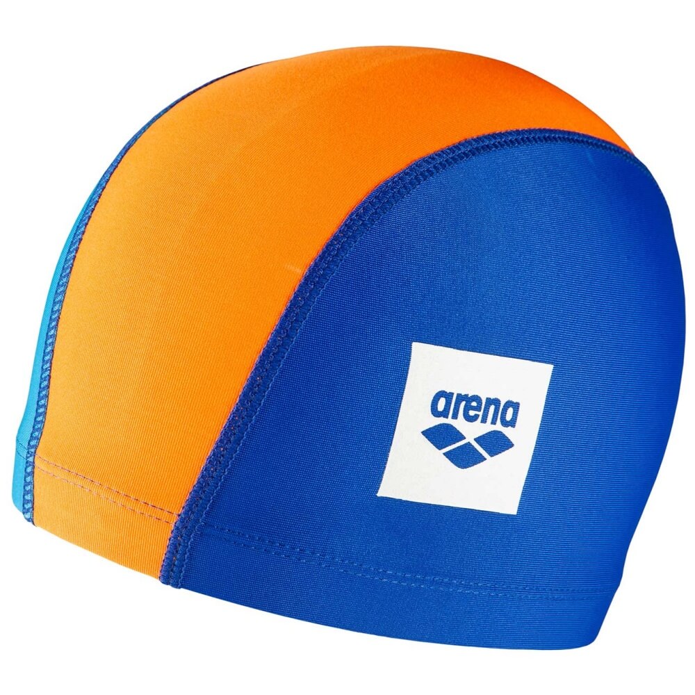 ARENA Unix II Junior Blue/Orange auduma peldcepure