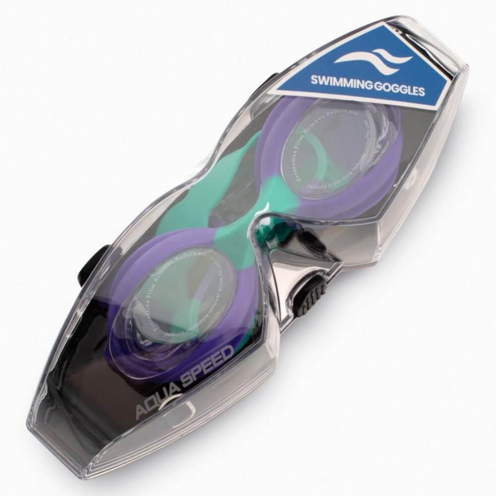 AQUA SPEED Tiki Purple/Green bērnu peldbrilles