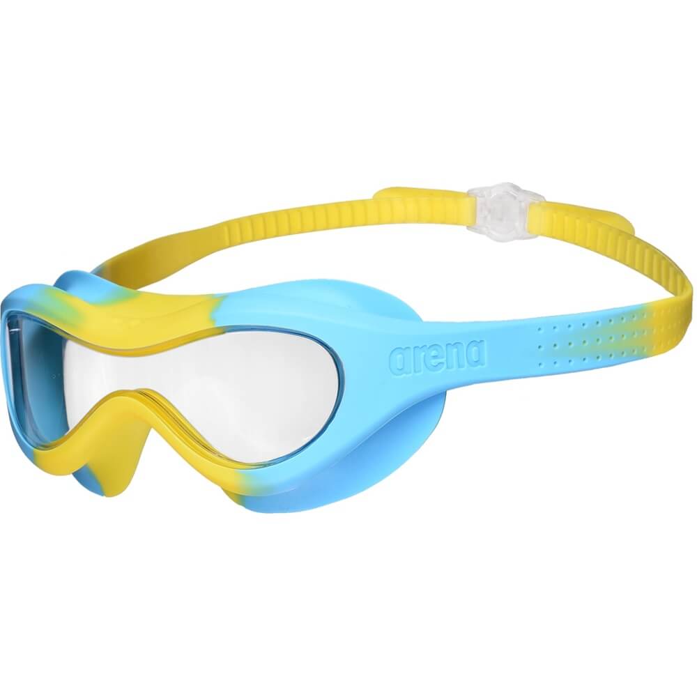 ARENA Kids Spider Clear/Yellow/Light Blue bērnu peldēšanas maska