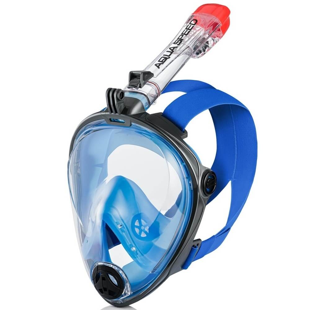AQUA SPEED SPECTRA 2.0 Grey/Blue pilna sejas maska