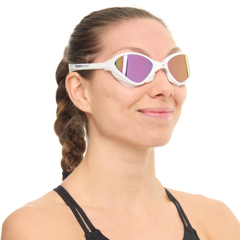 BUDDYSWIM OzeanX Mirror White/Iridium peldbrilles