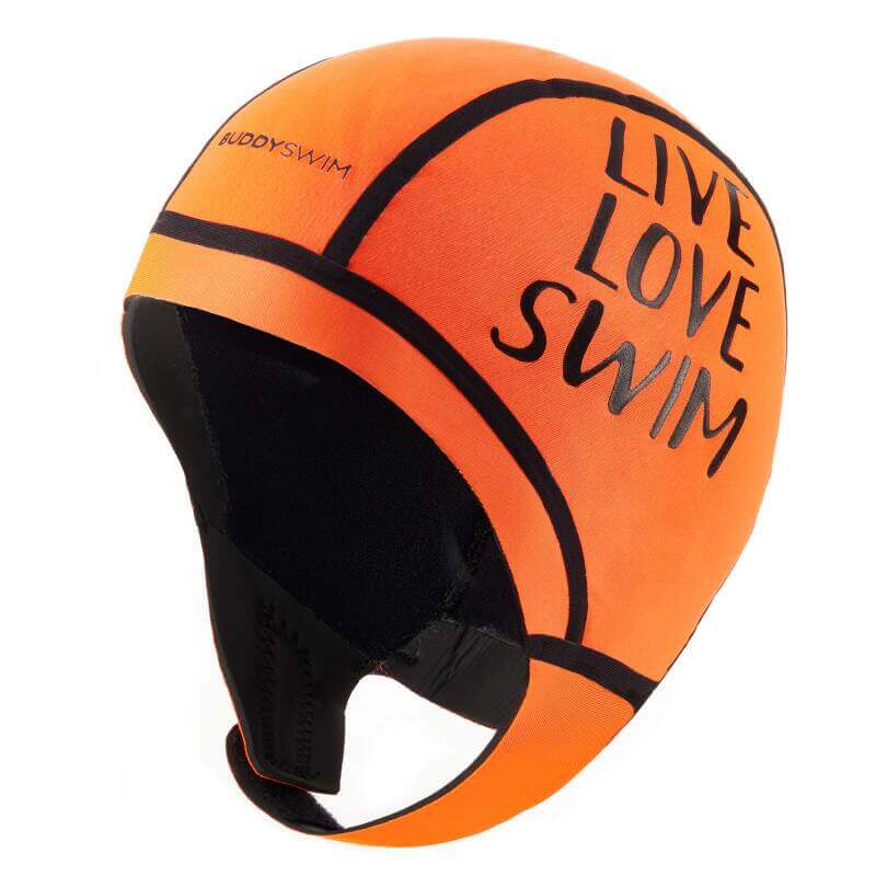 BUDDYSWIM Trilaminate Warmth Orange neoprēna peldcepure