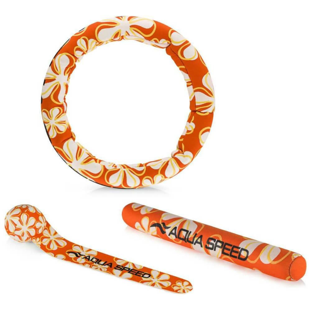 AQUA SPEED Toys Set Orange grimstošās rotaļlietas