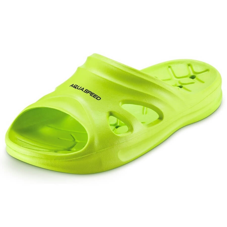 AQUA SPEED Florida Lime Green jauniešu baseina čības