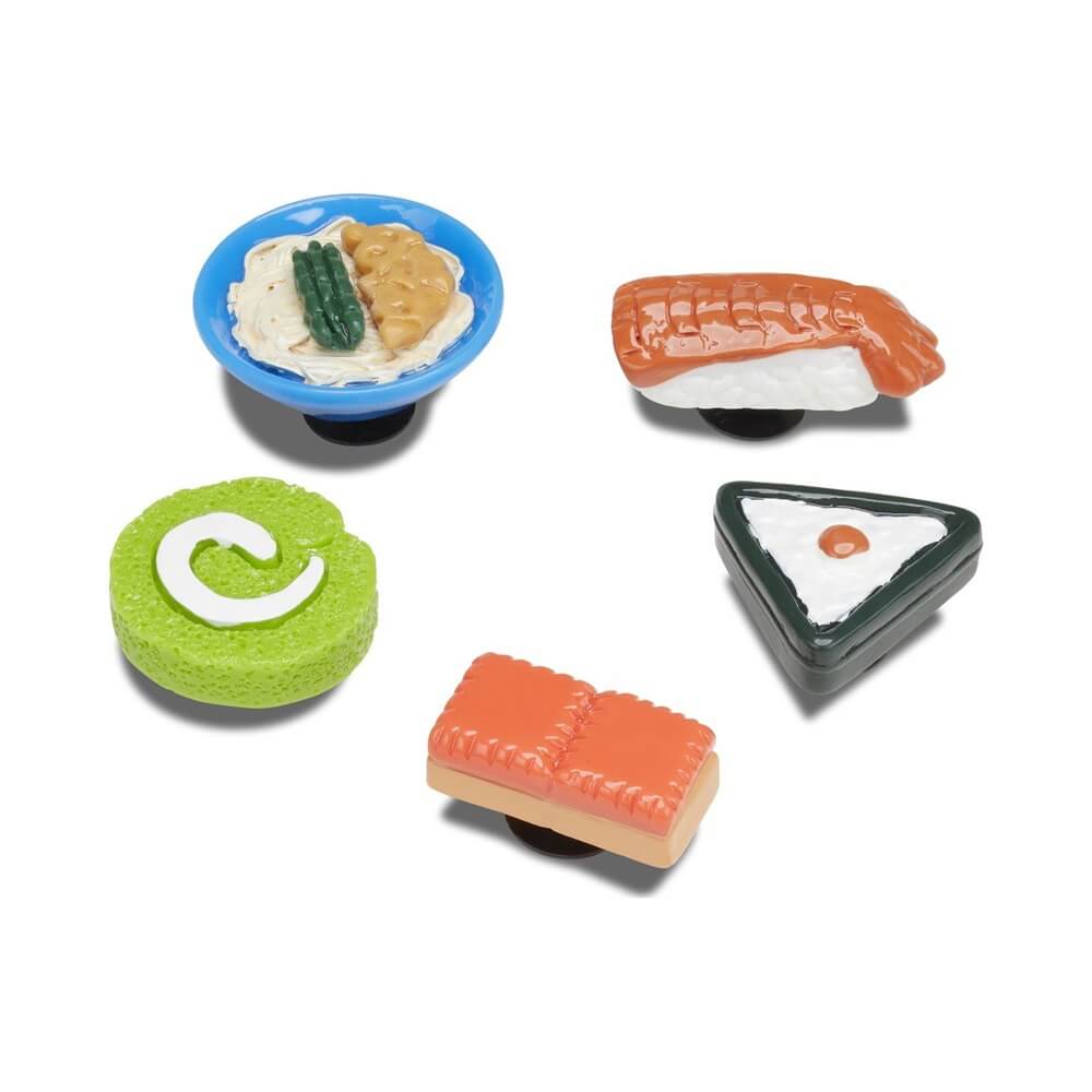 Crocs™ Jibbitz™ piekariņu komplekts 3D Mini Sushi Party 5 pack
