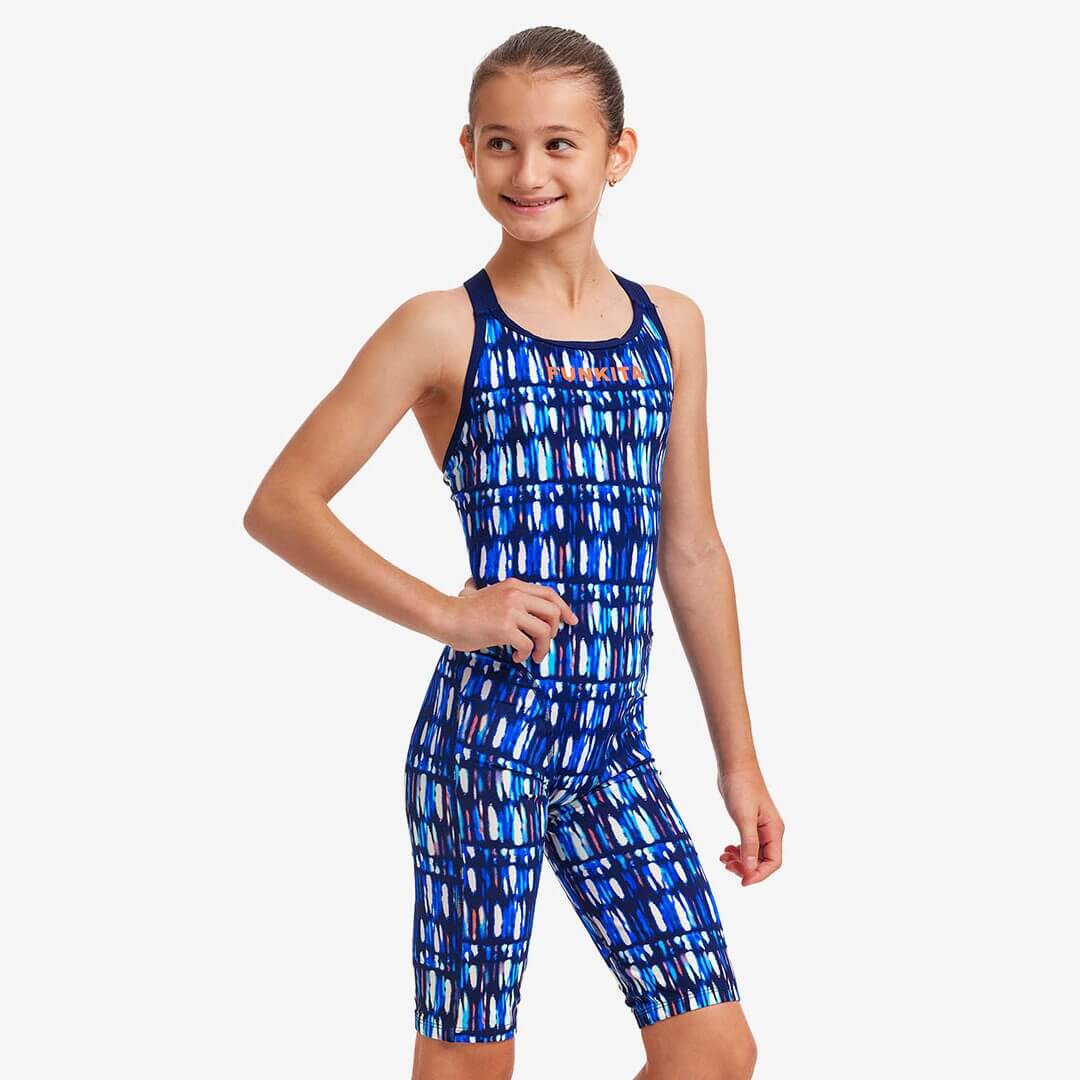 FUNKITA Perfect Teeth Fast Legs meiteņu peldkostīms