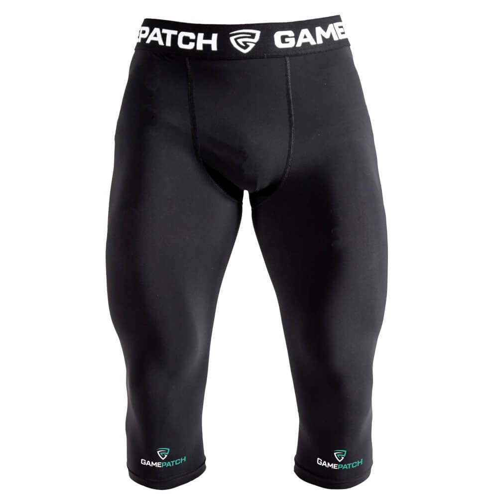 GAMEPATCH Black 3/4 kompresijas bikses