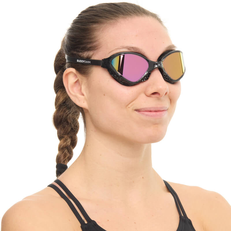 BUDDYSWIM OzeanX Mirror Black/Iridium peldbrilles
