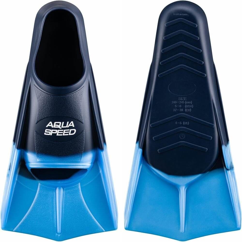 AQUA SPEED Training Fins Navy/Blue pleznas