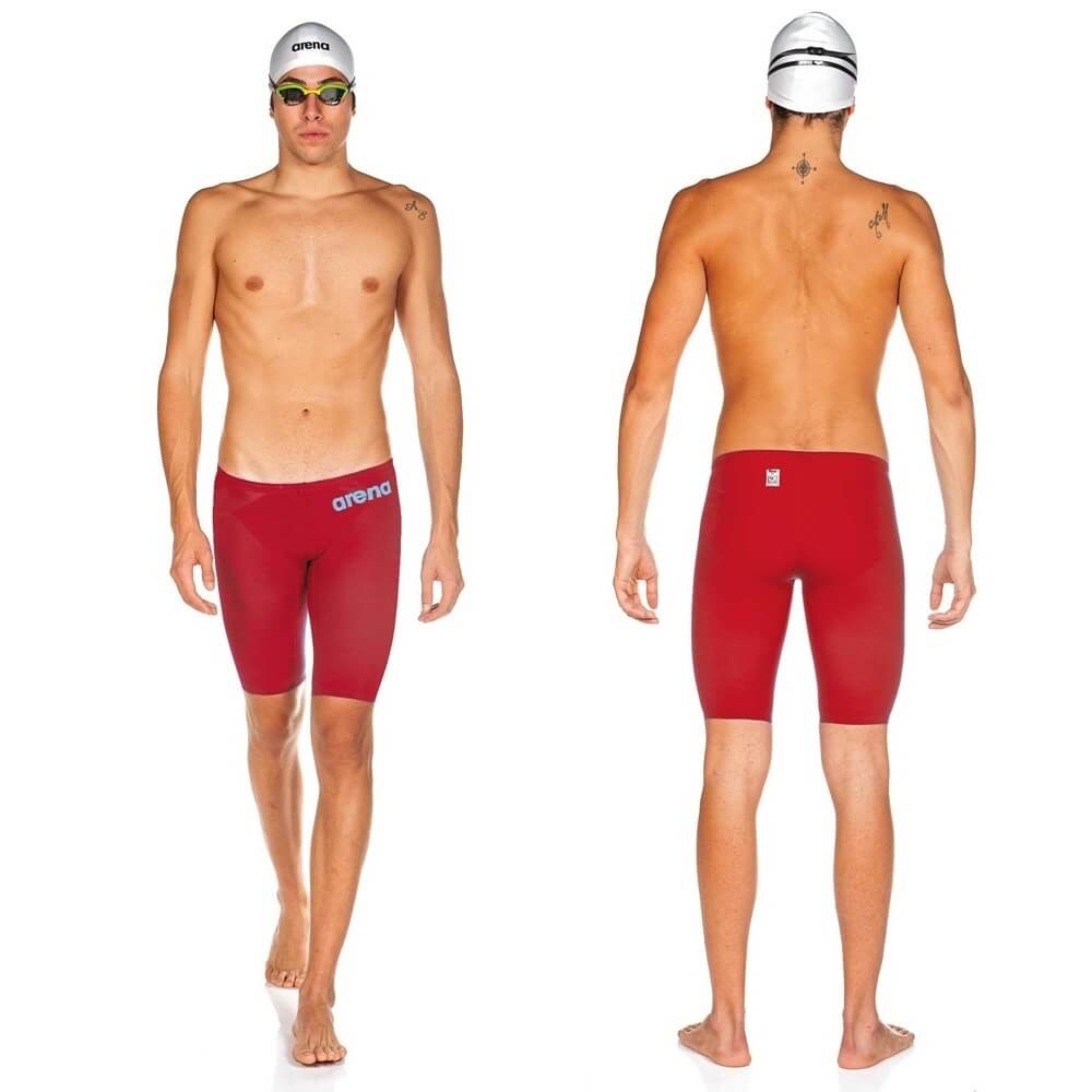 ARENA Powerskin Carbon-AIR² Jammer Red vīriešu sacensību peldbikses
