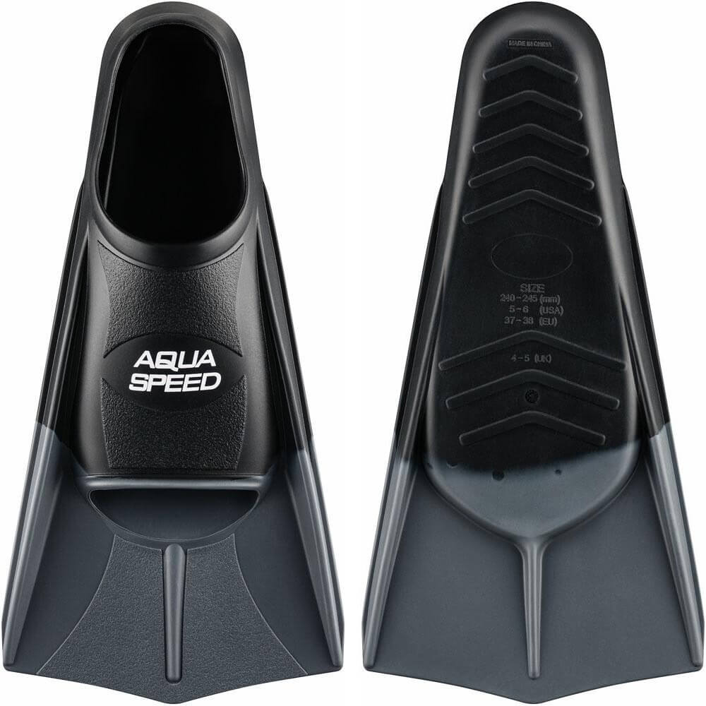 AQUA SPEED Training Fins Black/Grey pleznas
