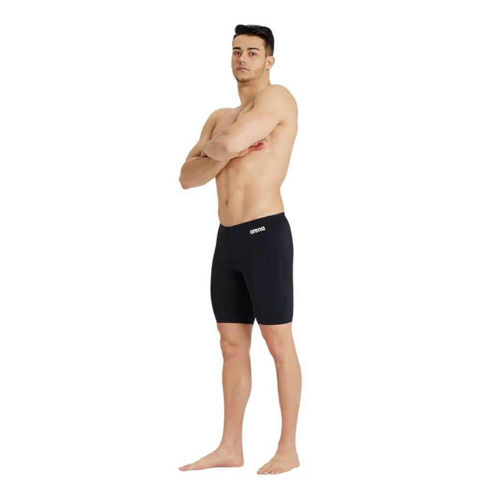 ARENA Team Swim Solid Black/White vīriešu džammeri
