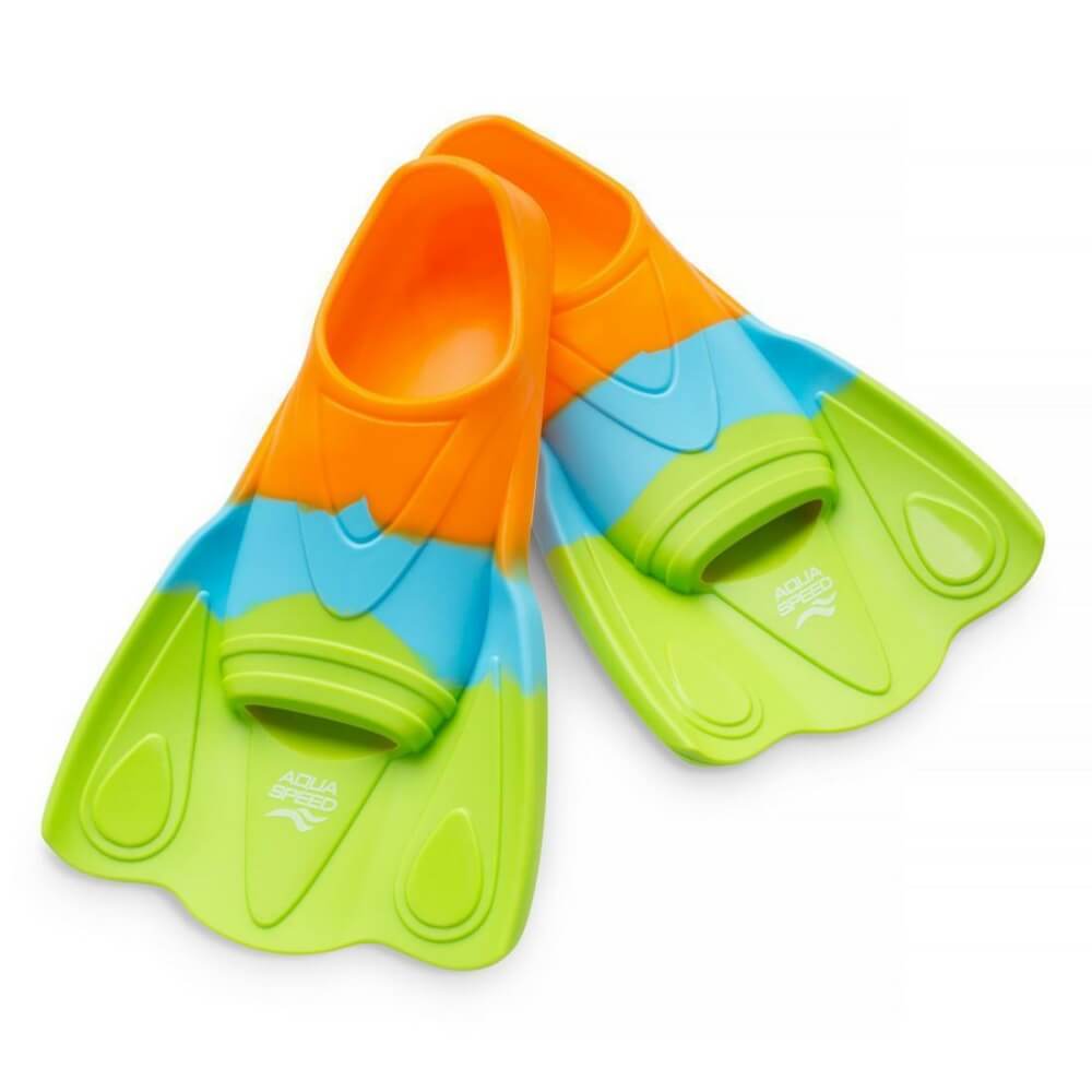 AQUA SPEED Moby Orange/Blue/Green pleznas