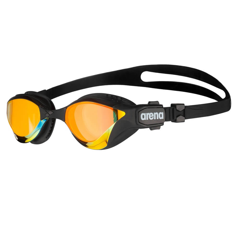 ARENA Cobra Tri Mirror Triathlon Swipe Yellow Copper/Black peldbrilles