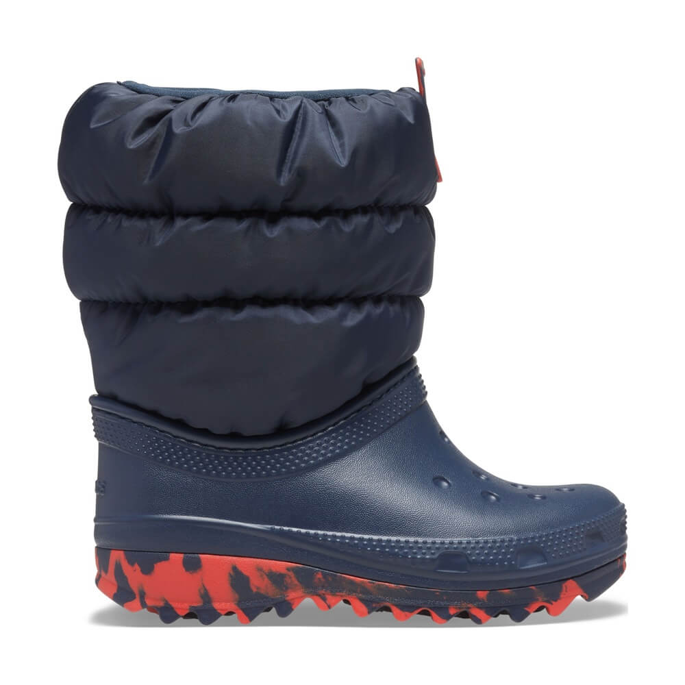 Crocs™ Classic Neo Puff Navy bērnu zābaki