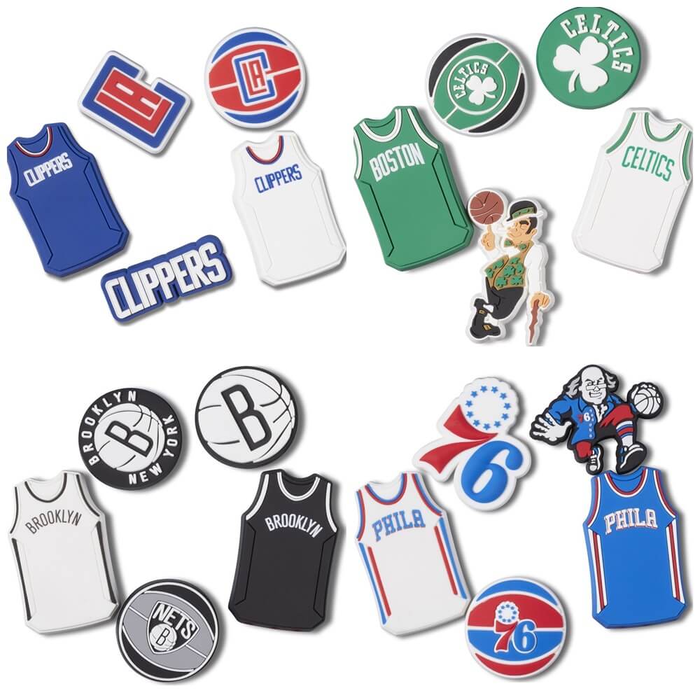 Crocs™ Jibbitz™ piekariņu komplekts NBA 5 Pack