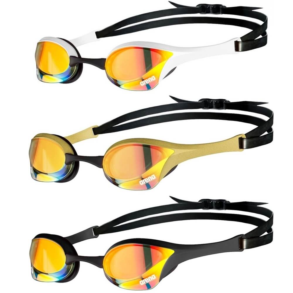 ARENA Cobra Ultra Swipe Mirror Racing Yellow Cooper peldbrilles