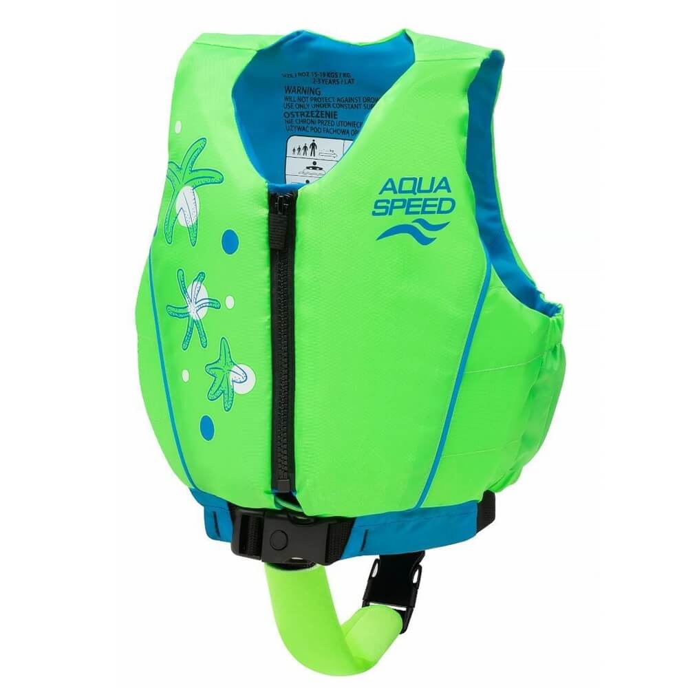 AQUA SPEED Swim Star Green/Blue peldēšanas veste bērniem