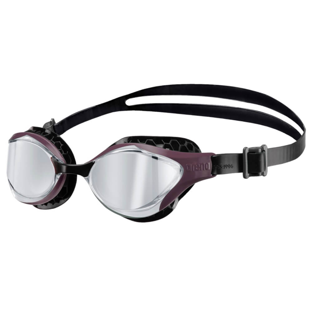 ARENA Air Bold Swipe Mirror Silver/Red Wine peldbrilles