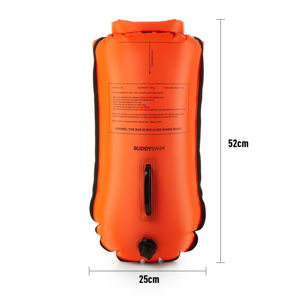 BUDDYSWIM Dry Bag Buoy LLS 28L Orange boja
