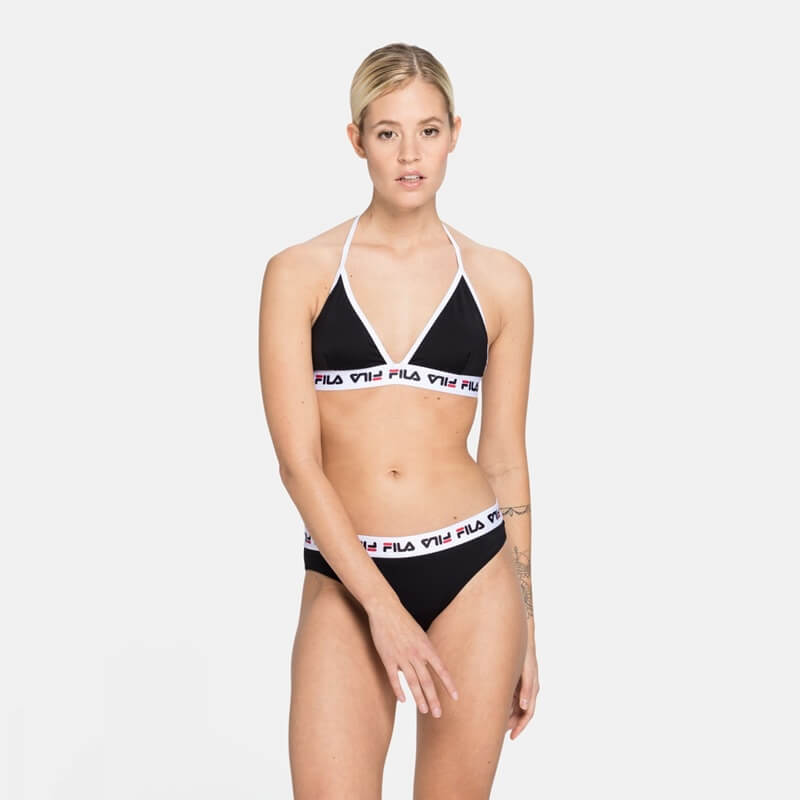 FILA Kouta Bikini Black sieviešu augšdaļa